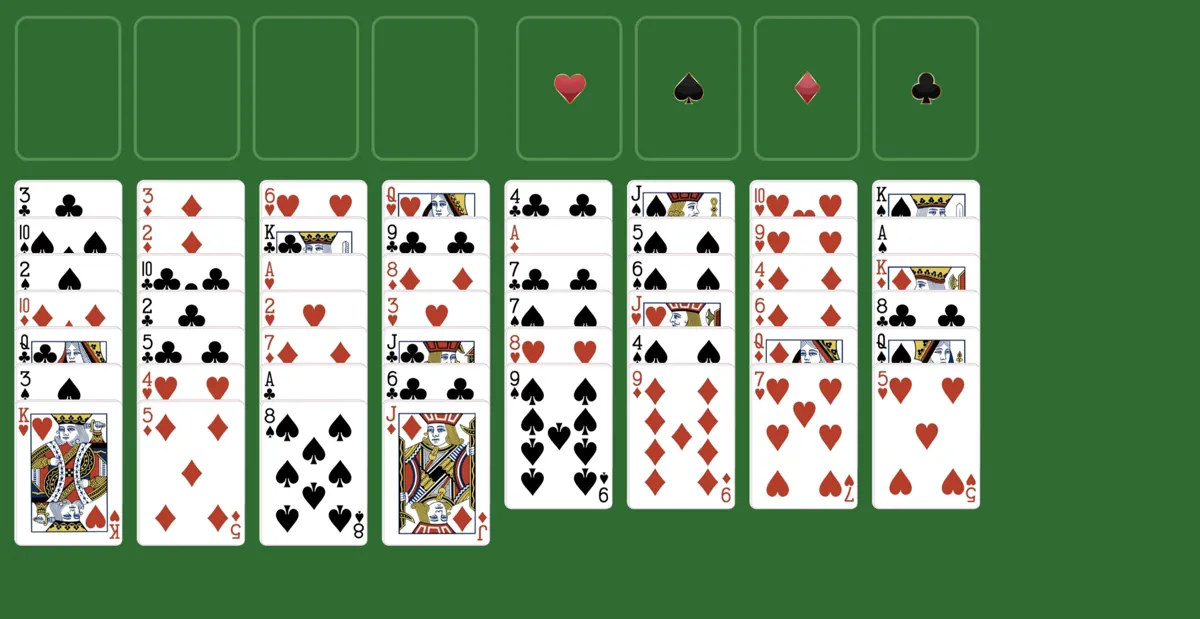 Cards are dealt in bakers game