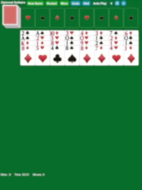 Start Diplomat Solitaire Game