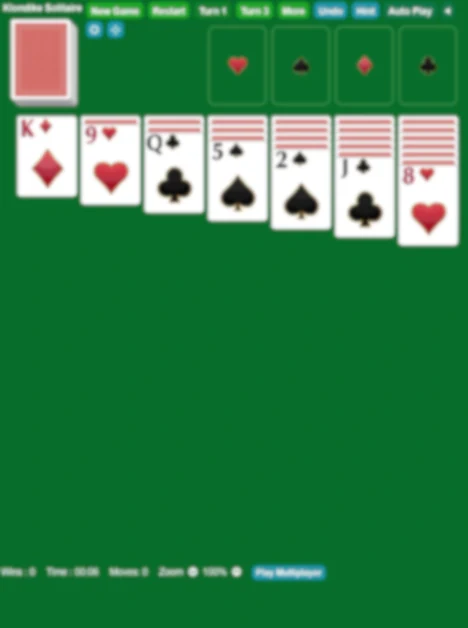 Start Klondike Solitaire Game